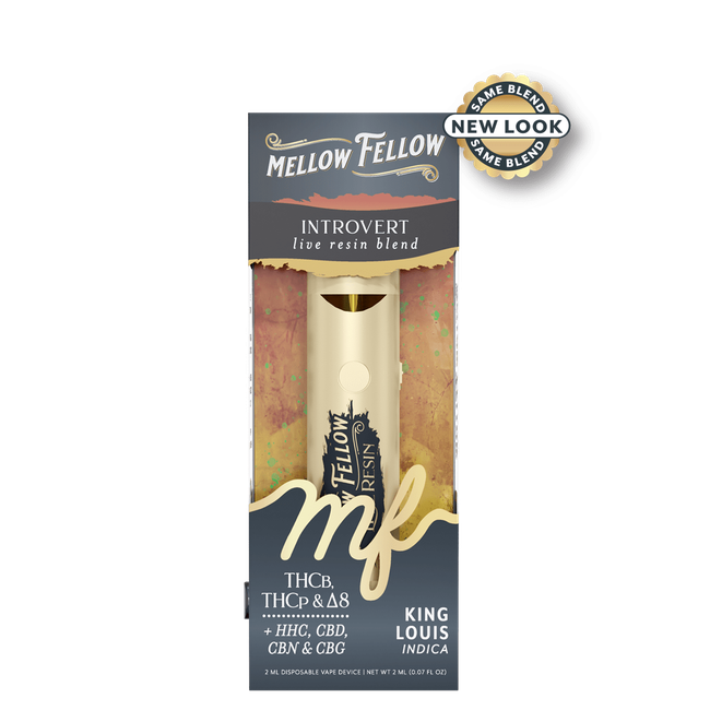 Introvert Blend 2ml Live Resin Disposable Vape - King Louis (Indica)-gallery-36989963469006