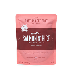 Wally's Salmon N' Rice Homestyle Dog Meal