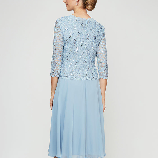 Petite Bella Sequin Lace Dress-gallery-42518926459136