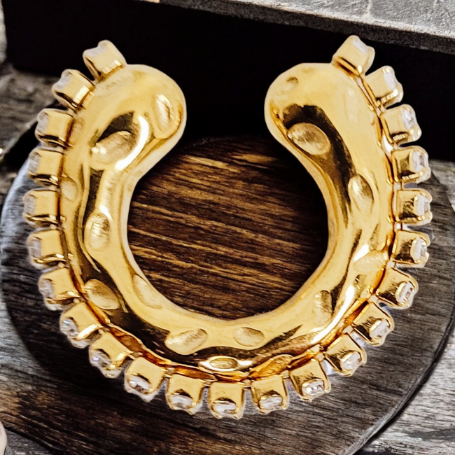 Hammered Ear Cuff-gallery-42474098491642