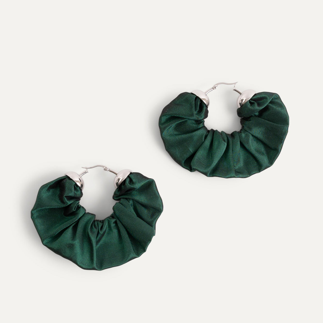 Scrunchie Earrings in Forest-gallery-42061917061358