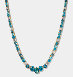 STELLAR MULTI STONE SLIDER COLLAR NECKLACE
