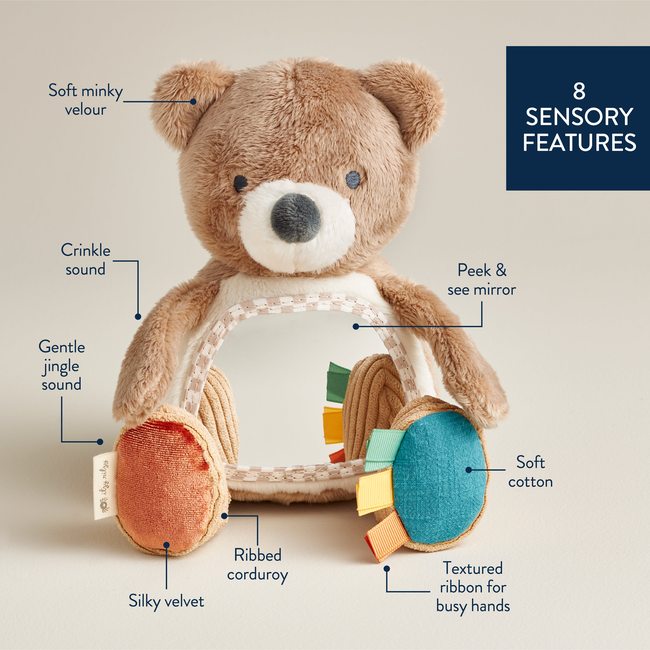 Itzy Bitzy Mirror™ Sensory Tummy Time Mirror-gallery-39652999364779