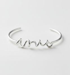 Love Cuff Bracelet - Sterling Silver