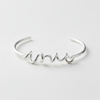 Love Cuff Bracelet - Sterling Silver