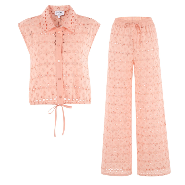 Beth Cotton Eyelet Pant-gallery-56409210126653