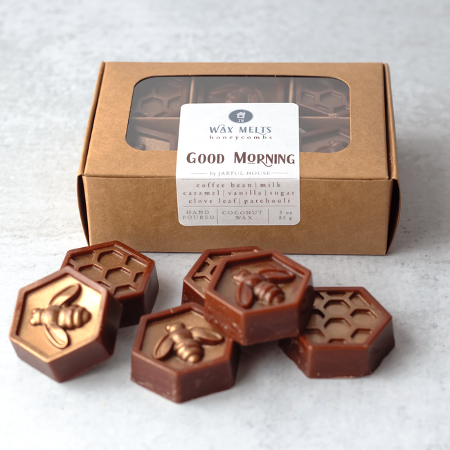 Coffee Scented Wax Melts Good Morning - 3 oz.-gallery-30209471152198