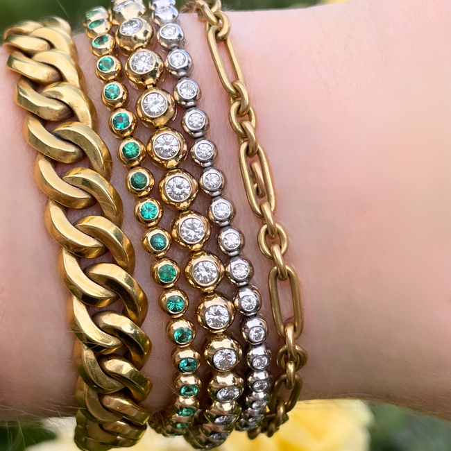 3GOG XL Bubble Bracelet - Diamonds - PREORDER DOWNPAYMENT-gallery-50677028913467