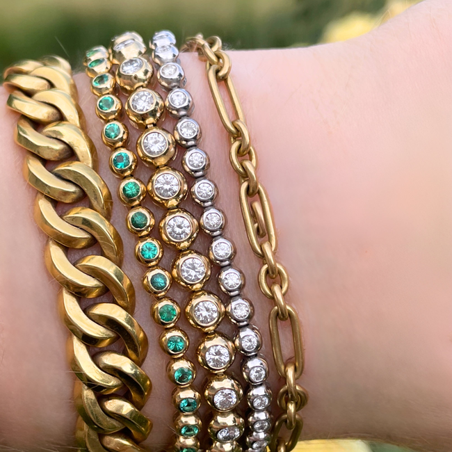 3GOG XL Bubble Bracelet - Diamonds - PREORDER DOWNPAYMENT-gallery-50677028913467