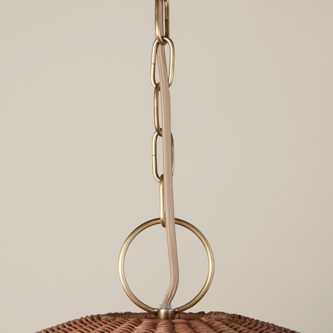 Miramar Rattan Round Chandelier-gallery-31555564306493