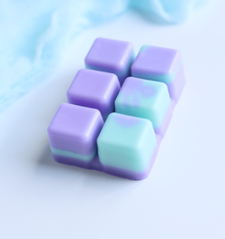 Twist Clamshell Coconut Wax Melts – Aqua & Lilac (3 oz)