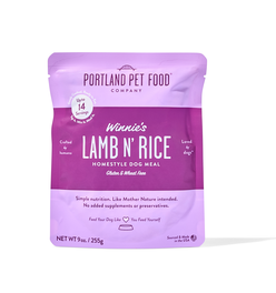 Winnie's Lamb N' Rice Homestyle Dog Meal