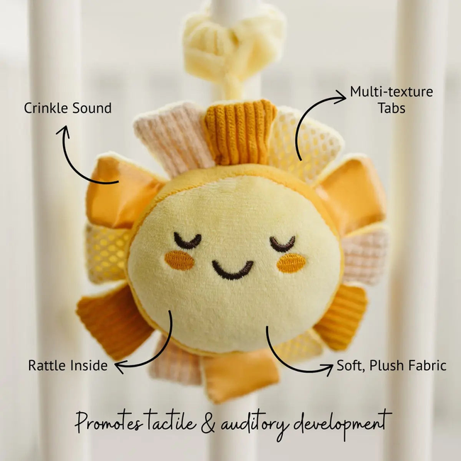 Sunny the Sensory Pal – Crinkle Toy & Plush Bag Charm-gallery-43230220746901