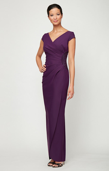 Regular - Elizabeth Cap Sleeve Contour Gown
