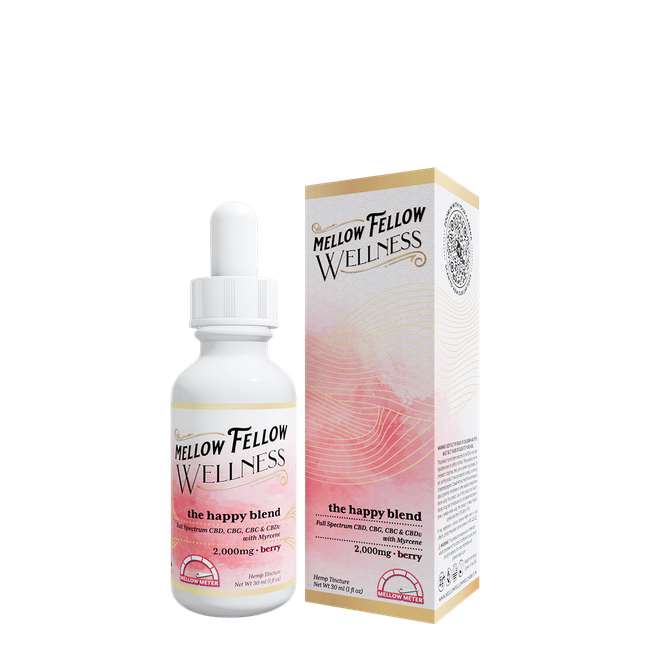 The Happy Blend CBD Tincture - 2000mg - Berry-gallery-37003734483150