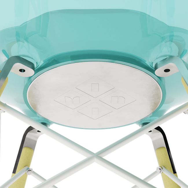 Clear Seafoam MicroShell Chair™-gallery-47786856677662