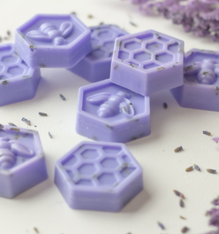Lavender Medows Wax Melts | Dried Lavender Honeycombs Melts Pack of 6