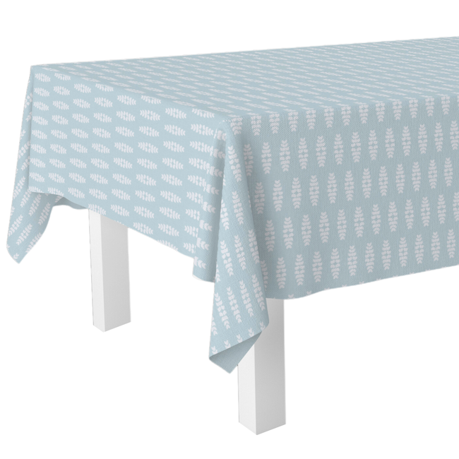 Floral Blue Tablecloth-gallery-43981226049784