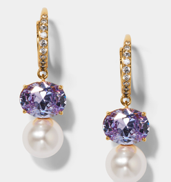 NATURAL BEAUTY LAVENDER DROP EARRING