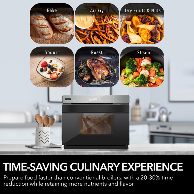 Whynter Grande 40 Quart Capacity Counter-Top Multi-Function Intelligent Convection TSO‑488GB-gallery-46742759932152