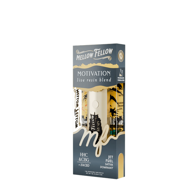 Motivation Blend - Live Resin 1ml Disposable Vape - Jet Fuel (Sativa Dominant)-gallery-37327695773902
