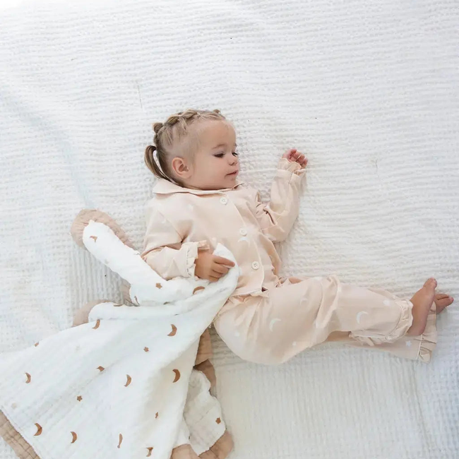 Moonlit Blanket + Ruffled Moonlit Pajamas Bundle-gallery-46604603818217