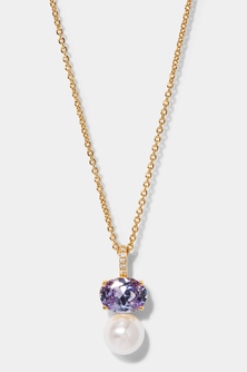 NATURAL BEAUTY LAVENDER PEARL PENDANT