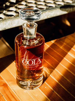 "OOLA" Monogramed Round Decanter