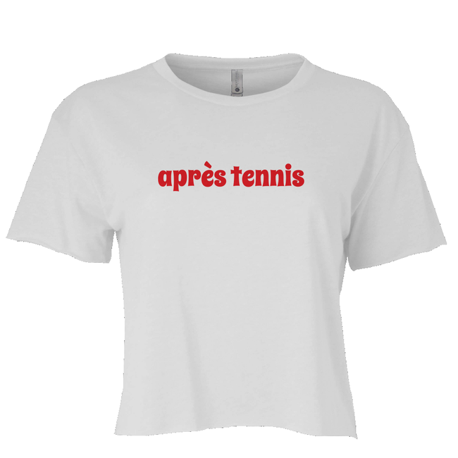 Love All Tennis Après Tennis Womens Crop T-shirt-gallery-35651999465553