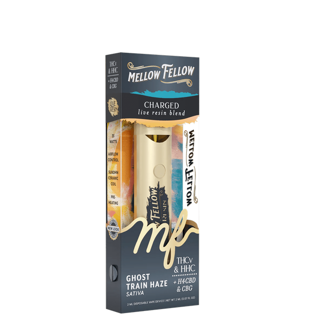 Charged Blend 2ml Live Resin Disposable Vape - Ghost Train Haze (Sativa)-gallery-37327728672974