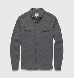 Rex Soft Knit Shirt - Charcoal Heather