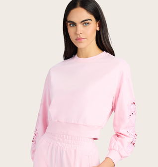 Arabella Lace Combo Sweatshirt