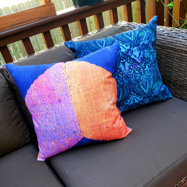 Outdoor Pillow - Flag 1 Navy-gallery-31845139021937