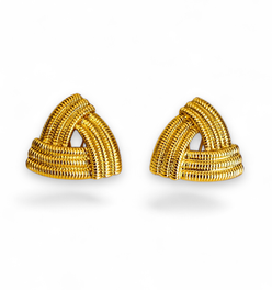 Triangle Gold Studs