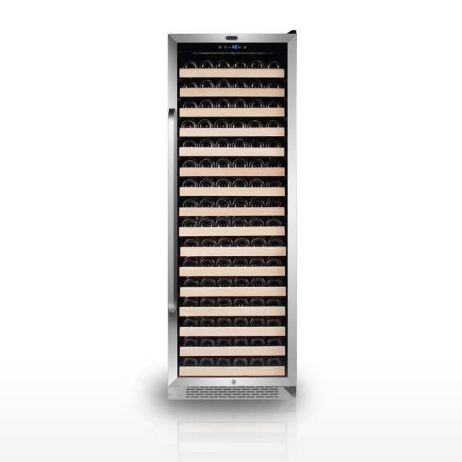 Whynter BWR-1662SD 24 in. Single-Zone 166-Bottle Wine Cooler Fridge with Display Rack Built-In Stain-gallery-48112887529720