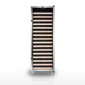 Whynter BWR-1662SD 24 in. Single-Zone 166-Bottle Wine Cooler Fridge with Display Rack Built-In Stain