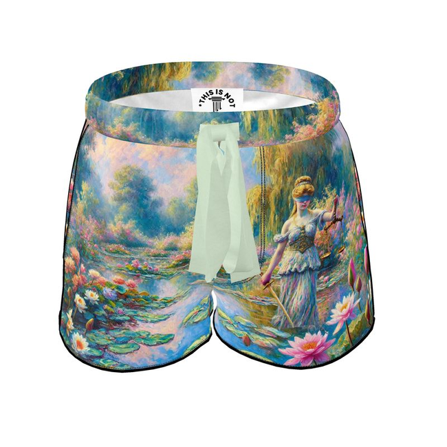 Justice in Bloom Luxury Pajama Shorts-gallery-32082071650370
