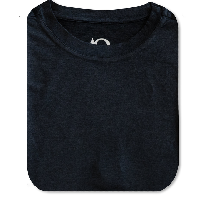 Women's Crewneck Butter T - Black Heather-gallery-47263401279713