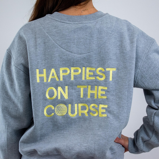 Happiest on the Course® golf sweatshirt-gallery-35009818984608