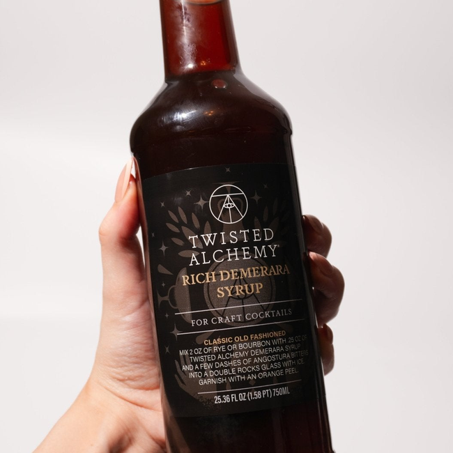 25.4oz RICH DEMERARA SYRUP - makes about 100 Old Fashioneds-gallery-59746630664559