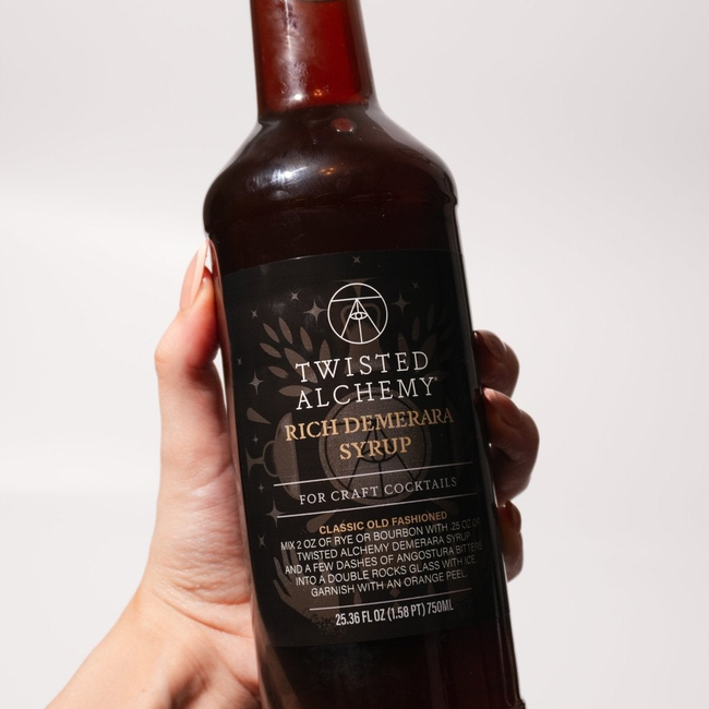 25.4oz RICH DEMERARA SYRUP - makes about 100 Old Fashioneds-gallery-59746630664559
