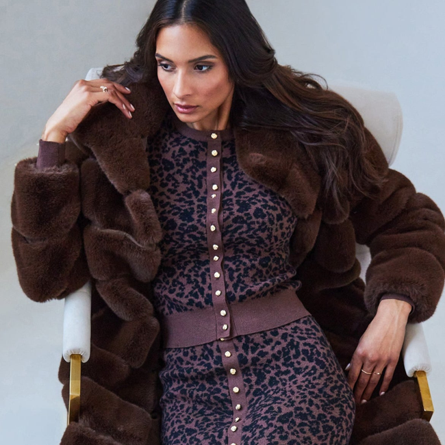 Christie Faux Fur Coat-gallery-44930132967674