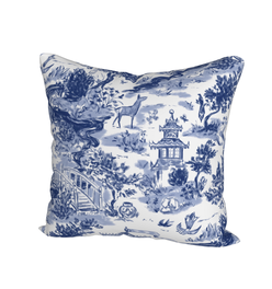 Summer House: Navy - Luxury Outdoor Pillow by SmithHönig