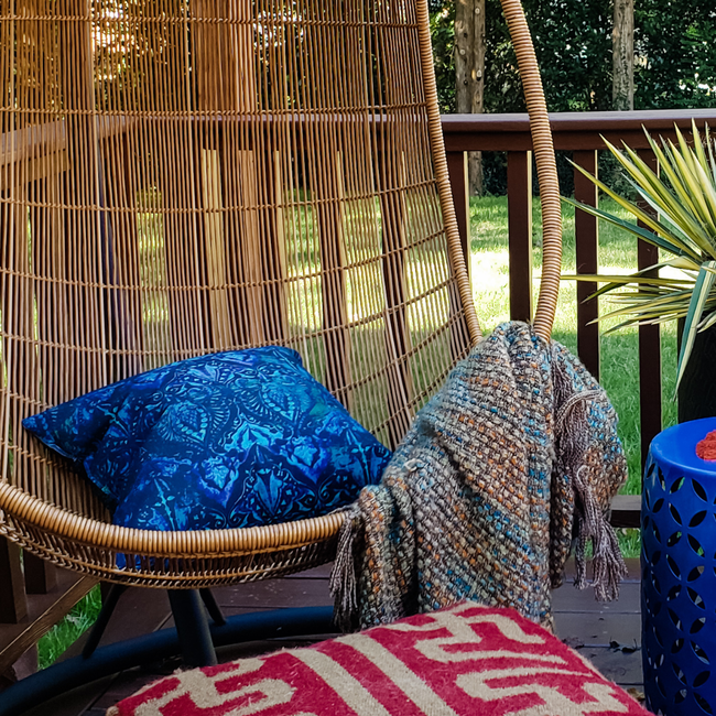 Outdoor Pillow - Neela Blue-gallery-31845138890865