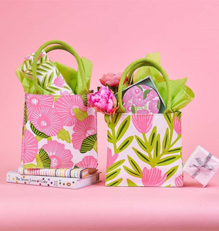 Poppy Papaver Reusable Itsy Bitsy Gift Bag