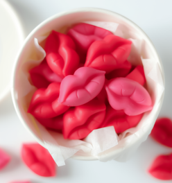 Kiss & Tell Wax Melts – Lip-Shaped, Romantic Cinnamon Vanilla Scent