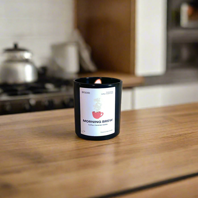 Morning Brew—Scented Coconut Wax Candle, 7oz-gallery-52645133058322