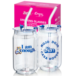 Barbie™ The Movie x Dragon Glassware® I'm Just Ken™ Drinking Glasses