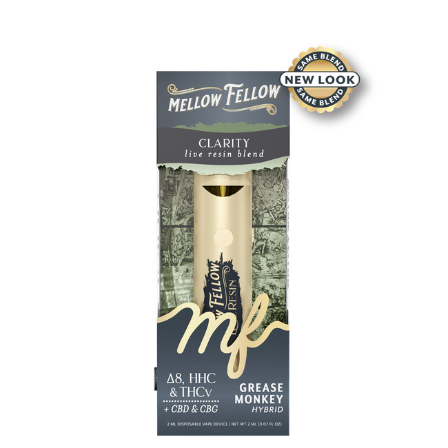 Clarity Blend 2ml Live Resin Disposable Vape - Grease Monkey (Hybrid)-gallery-36989953310926