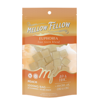 Euphoria Blend - Live Resin M-Fusions Edibles - Peach 1000mg
